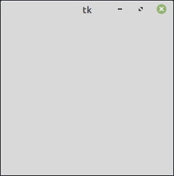 tkinterの基本のウィンドウ